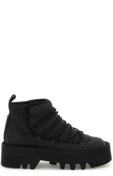 JW Anderson | JW Anderson Padded Round-Toe Lace-Up Boots商品图片,5.7折起