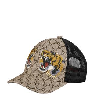 supreme帽子, Gucci | Tiger Print GG Supreme Baseball Cap商品图片 