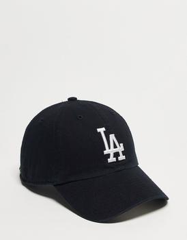 商品47 Brand | 47 Clean Up MLB LA Dodgers unisex baseball cap in black,商家ASOS,价格¥206图片