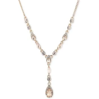 Givenchy | Crystal Pear-Shape Lariat Necklace, 16" + 3" extender,商家Macy's,价格¥218