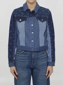 MARINE SERRE | Moonogram denim jacket,商家Baltini,价格¥3735