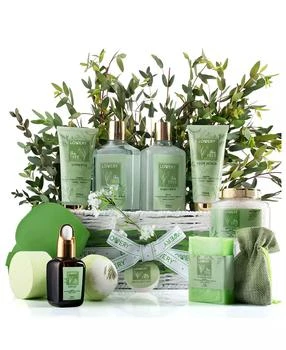 Lovery | Tea Tree Home Spa Body Care Gift Set, Natural Bath Gift Basket, 15 Piece,商家Macy's,价格¥309