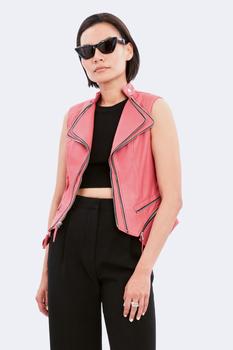 商品Dawn Levy | Sleeveless Leather Vest,商家Premium Outlets,价格¥2116图片
