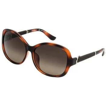 推荐Salvatore Ferragamo Women's Sunglasses - Tortoise Butterfly Shape | SF744SLA 214商品