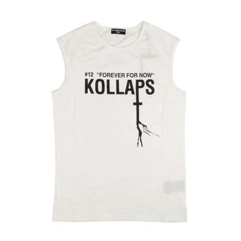 RAF SIMONS | Raf Simons Sleeveless Slim Fit Kollaps Print Tank Top - White,商家Premium Outlets,价格¥820