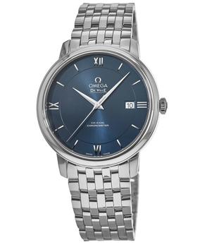 推荐Omega De Ville Prestige Co-Axial 39.5mm Blue Dial Stainless Steel Men's Watch 424.10.40.20.03.001商品