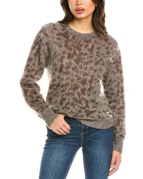 SEA NY Leopard Mohair & Wool-Blend Sweater product img
