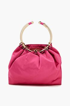 valentino包价格, Valentino | Bebop Loop satin clutch商品图片 4.9折