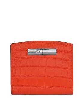 longchamp roseau, Longchamp | Roseau Embossed Leather Compact Wallet商品图片 