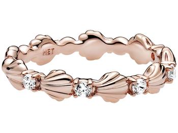潘多拉戒指是什么牌子, PANDORA | Sparkling Seashell Band Ring商品图片 