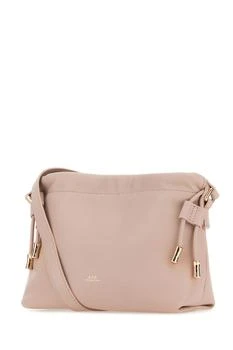 推荐Pastel pink synthetic leather Ninon crossbody bag商品