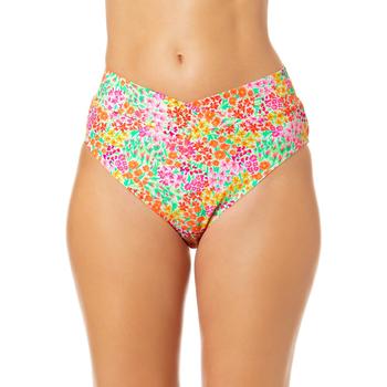 商品California Waves | Salt + Cove Juniors' Sun Garden-Print V-Front High-Waist Bikini Bottoms, Created for Macy's,商家Macy's,价格¥102图片