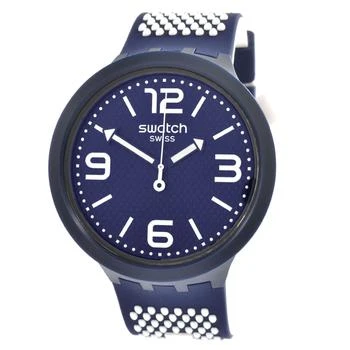 Swatch | Swatch Men's Watch - Big Bold Bbcream Swiss Quartz Blue Dial Rubber Strap | SO27N101 9.9折×额外9折x额外9折, 额外九折