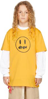 推荐SSENSE Exclusive Kids Yellow Painted Mascot T-Shirt商品