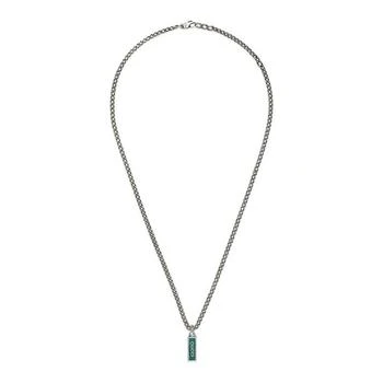 Gucci | Unisex 925-Sterling Sterling Silver Green Necklace 7.2折, 满$75减$5, 满减
