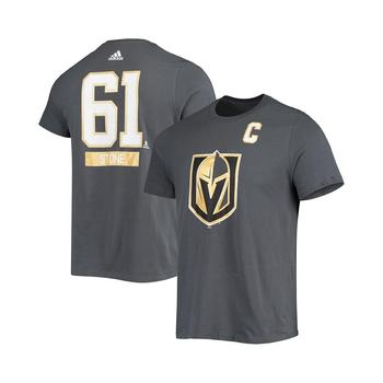 亚历山大王联名阿迪达斯, Adidas | Men's Mark Stone Gray Vegas Golden Knights Player Name and Number T-shirt商品图片 