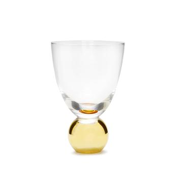 商品Classic Touch Decor | Set of 6 Small Wine Glasses on Gold Ball Pedestal,商家Premium Outlets,价格¥672图片