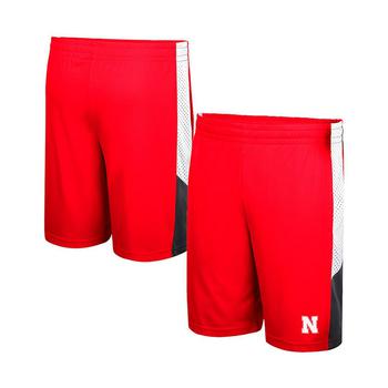 Colosseum | Men's Scarlet Nebraska Huskers Very Thorough Shorts商品图片,