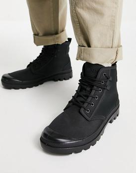商品Rains x Palladium pampa rains boots in black图片