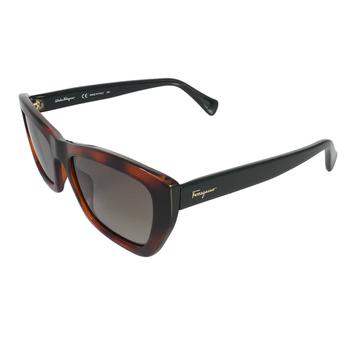 菲拉格慕眼镜, Salvatore Ferragamo | Grey Cat Eye Sunglasses SF958S 214 55商品图片 2.1折
