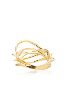 商品Kika Alvarenga - Agulha 18K Gold Ring - Gold - US 6 - Moda Operandi - Gifts For Her图片