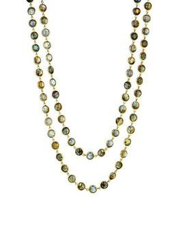 商品Syna | Chakra 18K Yellow Gold & Labradorite Necklace,商家Saks Fifth Avenue,价格¥72976图片