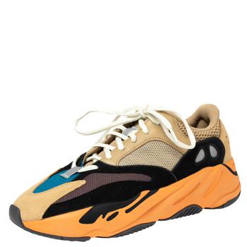 yeezy700, YEEZY | Yeezy x Adidas Multicolor Mesh And Suede Boost 700 Enflame Amber Sneakers Size 42商品图片 7.8折, 满1件减$100, 满减