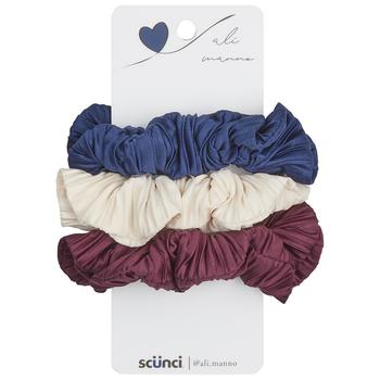 商品Scunci x Ali Manno | Pleated Fashion Scrunchies for All Hair Types,商家Walgreens,价格¥15图片