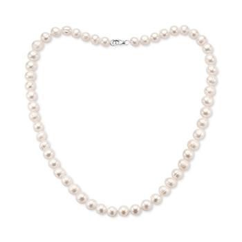 推荐EFFY® White Cultured Freshwater Pearl (7 mm) 18" Statement Necklace (Also in Gray, Pink, & Multicolor Cultured Freshwater Pearl)商品