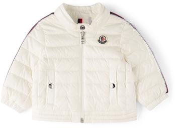 moncler羽绒服是什么牌子, Moncler | Baby Off-White Down Anderm Biker Jacket商品图片 