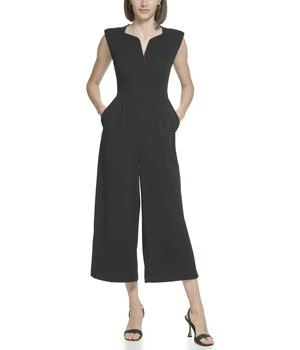 Calvin Klein | Scuba Crepe Jumpsuit with Zipper 