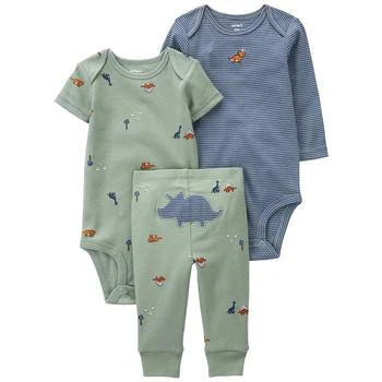 Carter's | Baby Boys Dinosaur Bodysuit and Joggers, 3 Piece Set,商家Macy's,价格¥97