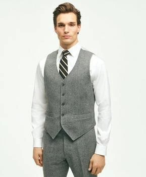 推荐Classic Fit Wool Tweed Suit Vest商品