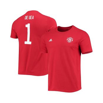 亚历山大王联名阿迪达斯, Adidas | Men's David De Gea Red Manchester United Amplifier Name and Number T-shirt商品图片 