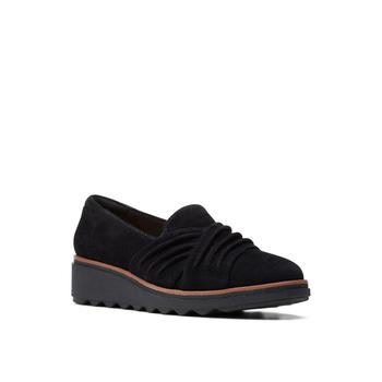 Clarks, Clarks | Clarks Womens Sharon Villa Suede Slip On Loafers商品图片 4.4折起