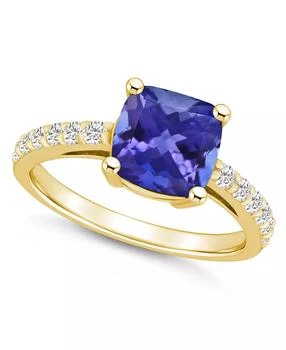 Macy's | Tanzanite (2-1/3 Ct. t.w.) and Diamond (1/3 Ct. t.w.) Ring,商家Macy's,价格¥17735