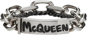 Alexander McQueen | Silver Gaff Bracelet商品图片,5.7折, 独家减免邮费