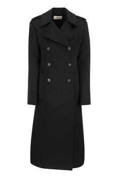 推荐SPORTMAX CACO - Double-breasted wool coat商品