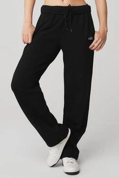 Alo | Accolade Straight Leg Sweatpant - Black,商家Alo yoga,价格¥945