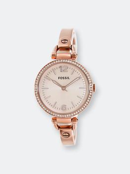 推荐Fossil Women's Georgia ES3226 Rose-Gold Stainless-Steel Analog Quartz Fashion Watch Rose-Gold ONE SIZE商品