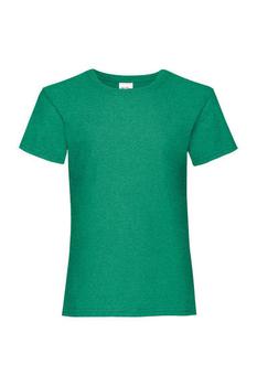 推荐Fruit Of The Loom Big Girls Childrens Valueweight Short Sleeve T-Shirt (Pack of 2) (Kelly Green)商品