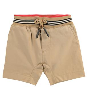 Burberry | Baby Icon Stripe棉质斜纹布短裤商品图片,