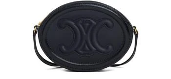 推荐Crossbody oval Triomphe purse in smooth calfskin商品