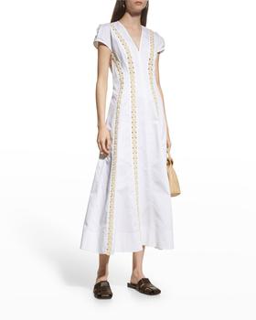 Tory Burch | Yoyo-Embellished A-Line Tunic Dress商品图片,5.5折