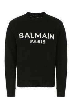 商品Black wool sweater   Nd Balmain Uomo图片