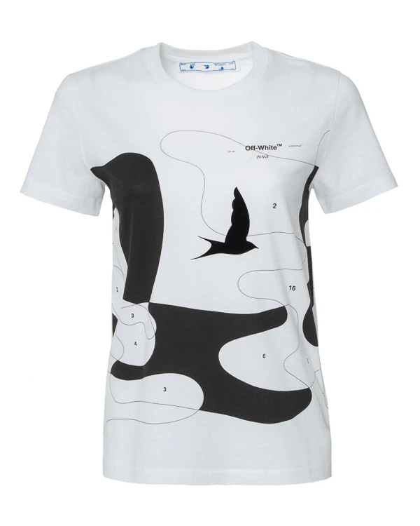推荐 OFF-WHITE 圆领短袖T恤 OWAA049S20JER011-0110商品
