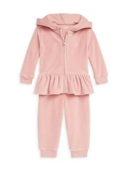 推荐Baby Girl's Velour Hoodie & Pants Set商品