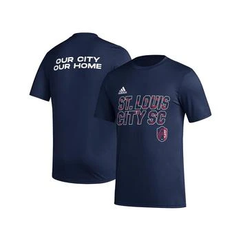 Adidas | Men's Navy St. Louis City SC Team Jersey Hook AEROREADY T-shirt 7.5折