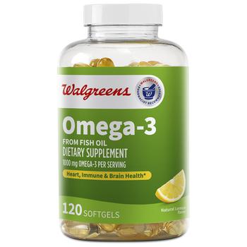 商品Walgreens | 1000 mg Omega-3,商家Walgreens,价格¥108图片