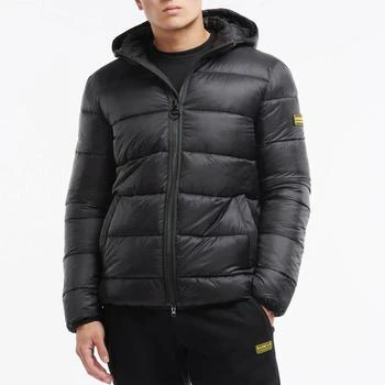 推荐Barbour International Men's Bobber Quilt Jacket - Black商品